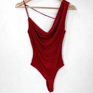 Astr the Label womens red bodysuit. NWT!